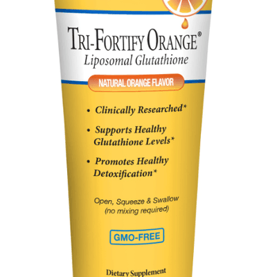 Tri-Fortify Tube (Liposomal Glutathione Vitamin C) 8 fl oz, Orange Flavour - Researched Nutritionals - SOI* - welzo