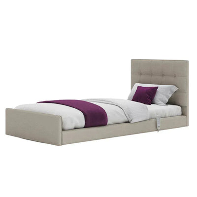 Solo Comfort Grofiling Bed - Ultra χαμηλή ρυθμιζόμενη ηλεκτρική κρεβάτι με αυτόματη παλινδρόμηση για άνοια και φροντίδα στο σπίτι (έως 33¾ πέτρα)