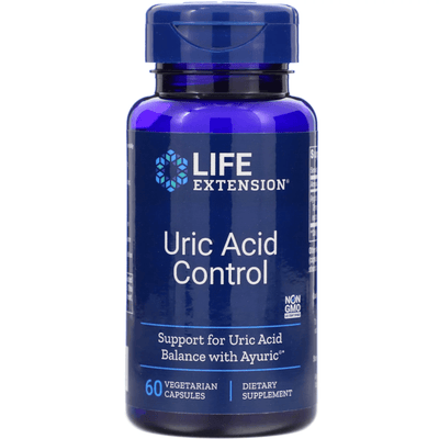 Uric Acid Control, 60 Capsules - Life Extension - welzo