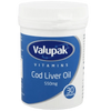Valupak Cod Liver Oil High Strength Capsules 550mg Pack of 30 - welzo