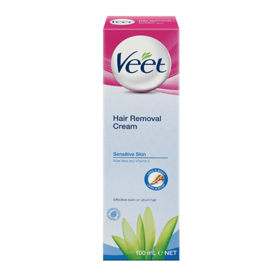 Veet Hair Removal Cream for Sensitive Skin 100ml - welzo
