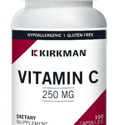Vitamin C 250mg, Hypoallergenic, 100 Capsules - Kirkman Laboratories - welzo