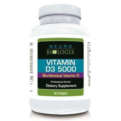 Vitamin D3 5000 (100 capsules) - Neuro Biologix - welzo