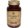 Vitamin E, 200 IU- 100 Softgels - Solgar - welzo