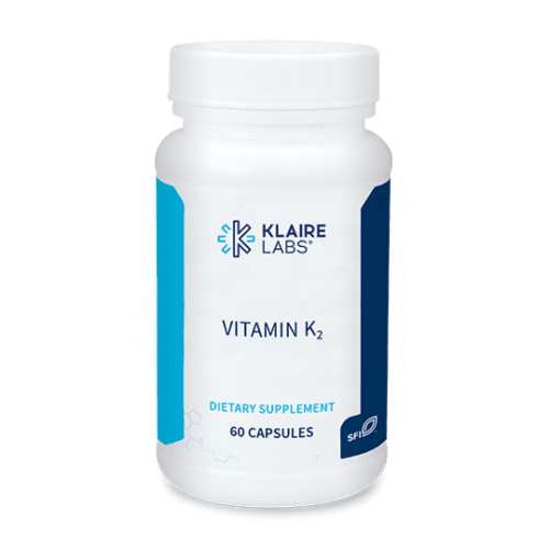 Vitamin K2 50mcg, 60 Capsules - Klaire Labs - welzo