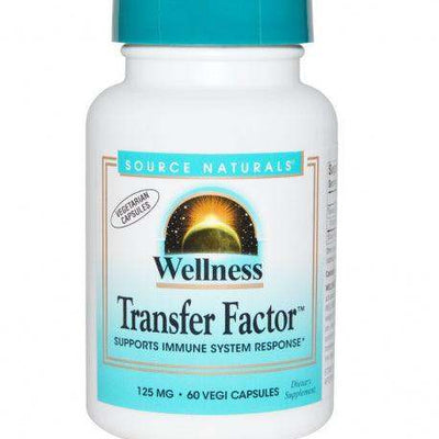 Wellness Transfer Factor- 125 mg- 60 Veggie Caps - Source Naturals - welzo