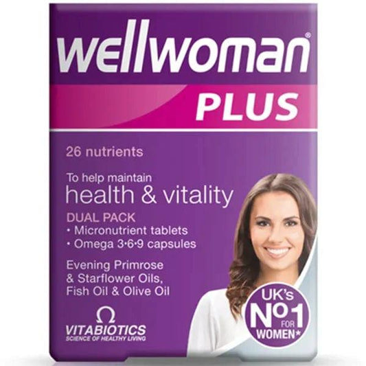 Wellwoman Tablets Plus Omega 369 Pack of 56 - welzo
