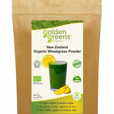 Wheatgrass Powder (Organic) - 100g - Golden Greens (Greens Organic) - welzo