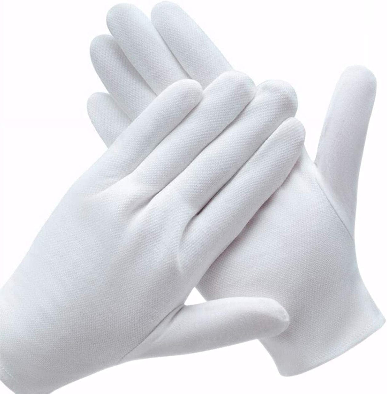 Hatton White Cotton Inner Glove - Grand - Pack de 12