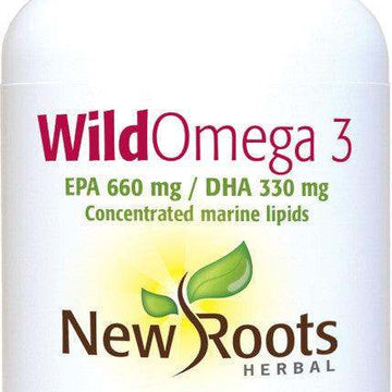 Wild Omega-3 (60 softgels) - New Roots Herbal - welzo