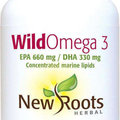 Wild Omega-3 (60 softgels) - New Roots Herbal - welzo