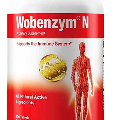 Wobenzym N, 200 Enteric-Coated Tablets - Garden of Life - welzo