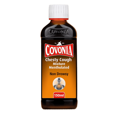 Covonia Chesty Cough Mixture Mentholated Expectorant 150ml - welzo