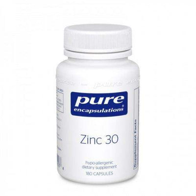 Zinc 30 - 180 vcaps - Pure encapsulations - welzo