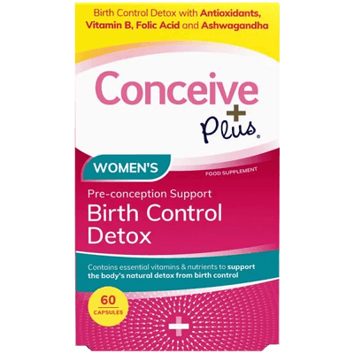 Conceive Plus Birth Control Detox Capsules Pack of 60 - welzo