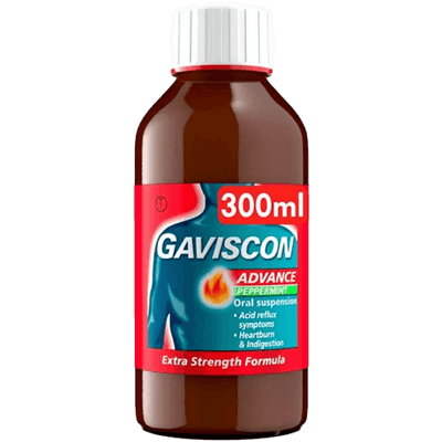 Gaviscon Advance Oral Suspension Peppermint 300ml - welzo