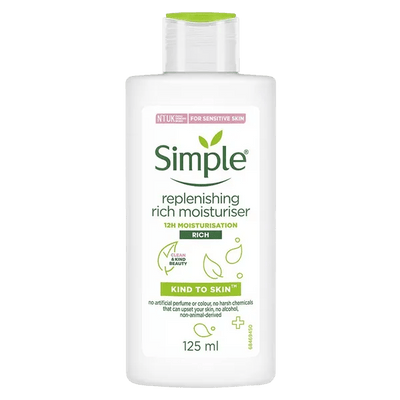 Simple Kind To Skin Replenishing Rich Moisturiser 125ml - welzo