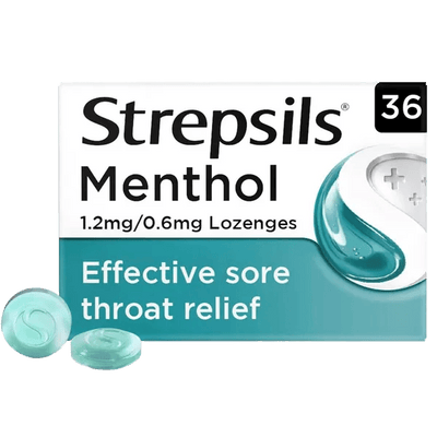 Strepsils Menthol Lozenges Pack of 36 - welzo