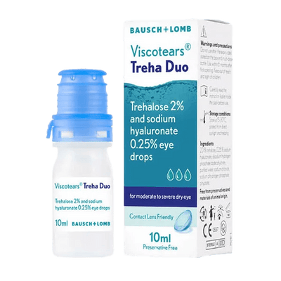 Viscotears Treha Duo Eye Drops 10ml - welzo