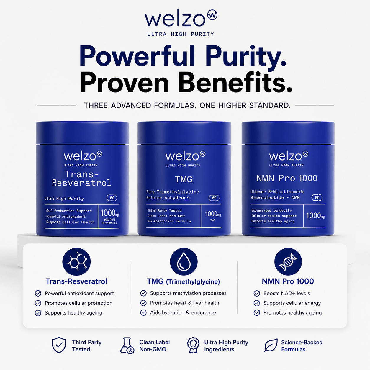 Longevity supplements for men over 50 to support healthy ageing and vitality