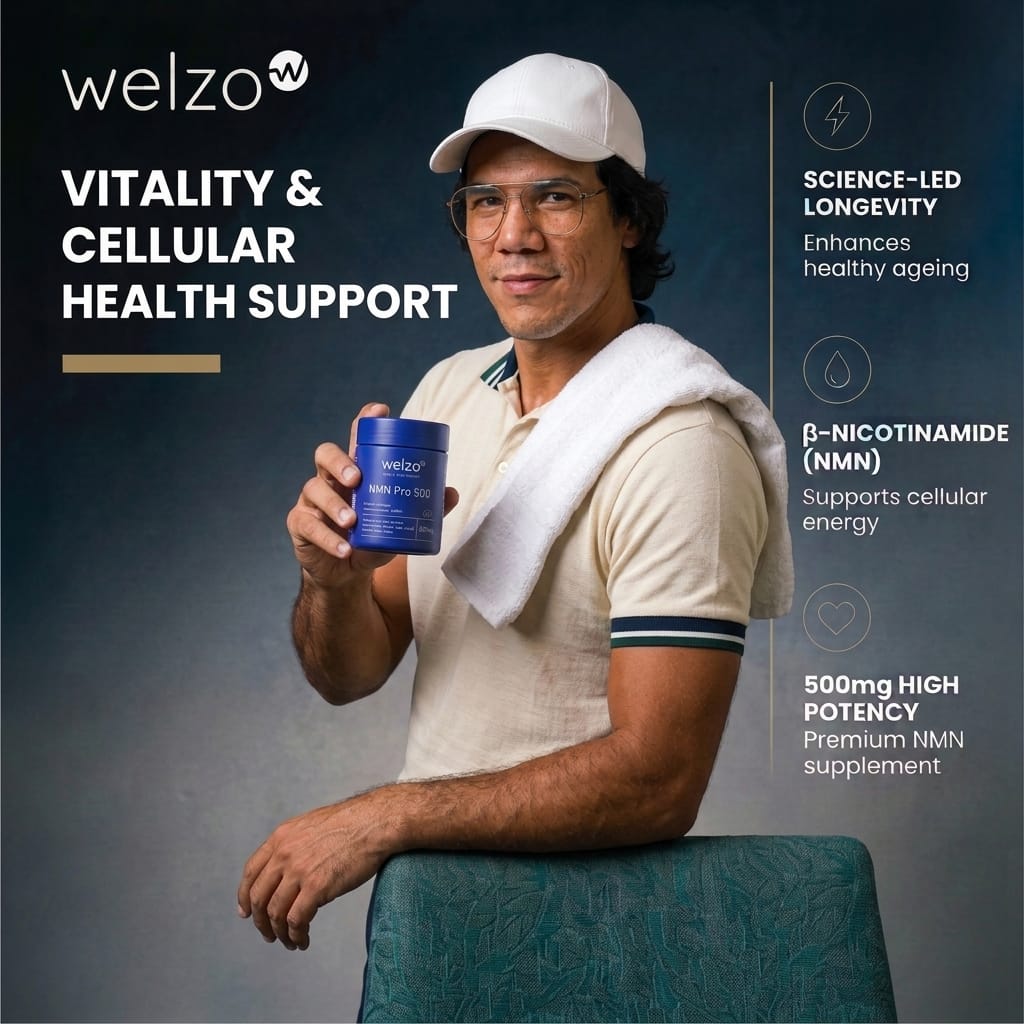 Welzo NMN Pro 500 shown for building a weekly longevity supplement routine