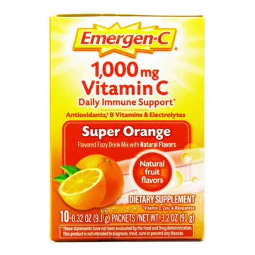 Emergen-C positions is a dietary supplement that helps in fortifying the immune system and amplifying energy.