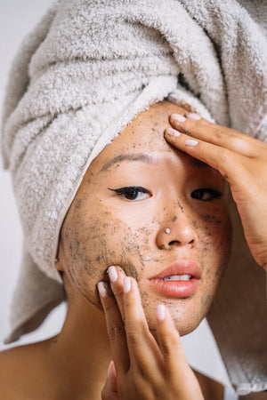 A face scrub typically acts as an exfoliating agent, enhancing overall facial outlook by removing dead cells from the surface of your skin.