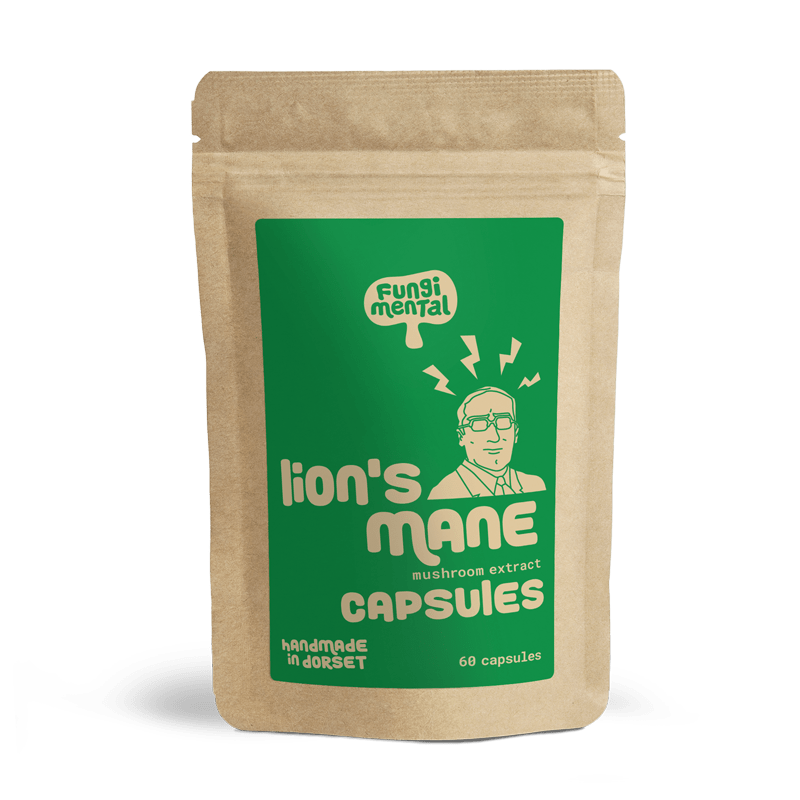 Lion's mane mushroom supplement for cognitive health and healthy ageing