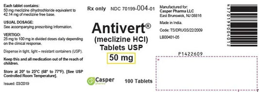 Antivert - Uses, Side Effects and Information