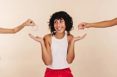 A menstrual disc is a flexible, bowl-shaped device designed for use within the vagina during menstruation.