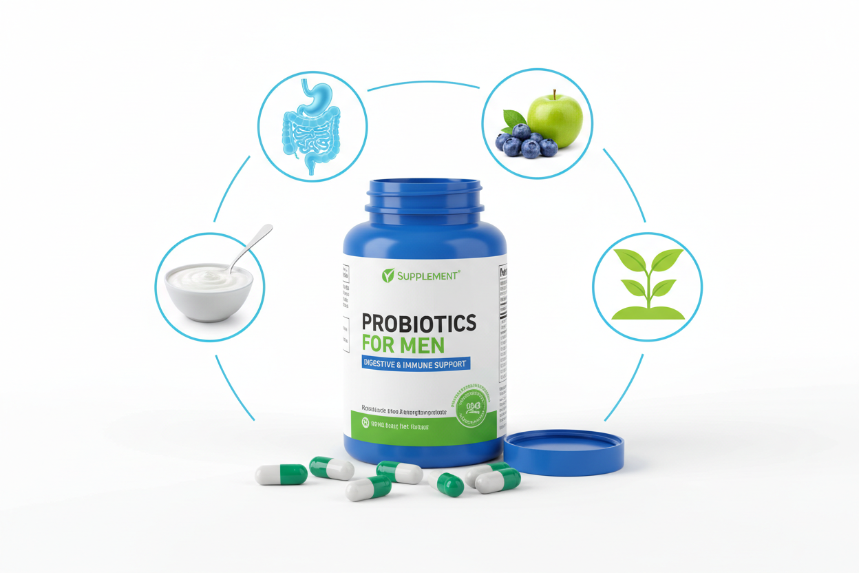 Best probiotics for men's gut health in the UK