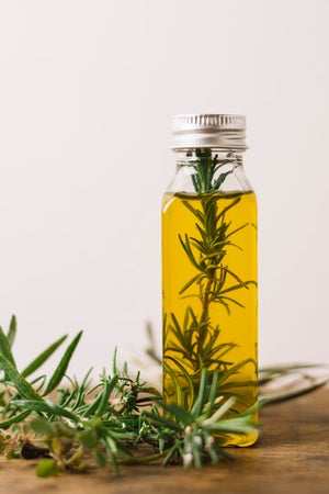 Rosemary hair oil is used for promoting hair growth and preventing hair loss