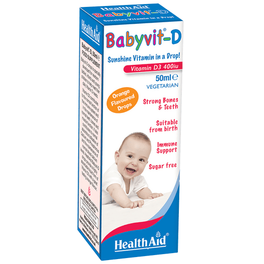 HealthAid Babyvit-D Drops 50ml-baby-and-child-homopathy
