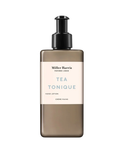 Miller Harris Tea Tonique Hand Lotion with Shea Butter, Argan Oil and Aloe Vera 300ml