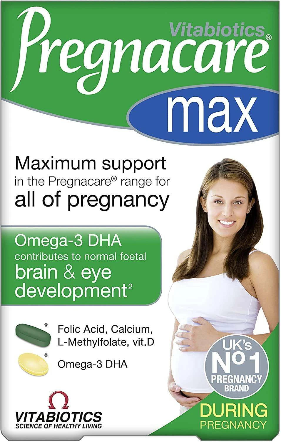 Pregnacare Max Tablets plus Omega 3 Capsules Pack of 84-pragnacare-prenatal-pregnancy