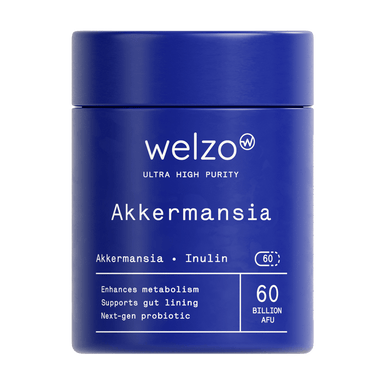 Welzo Ultra Purity Akkermansia 60 Billion AFU capsules, UK