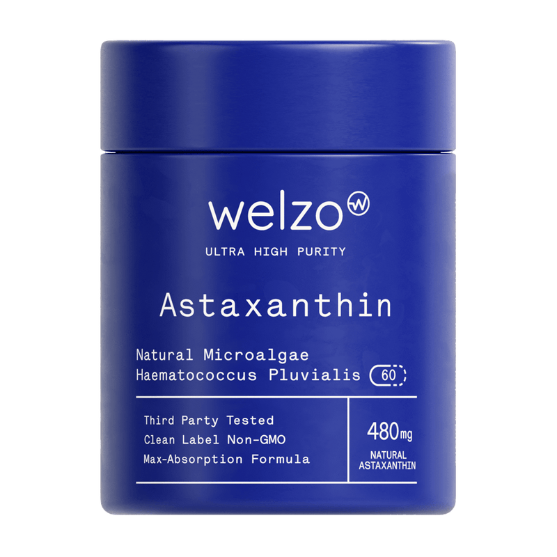 Welzo Haar-, Haut- und Nagelpaket – Kollagen + Astaxanthin + Akkermansia + Well Woman-Bluttest