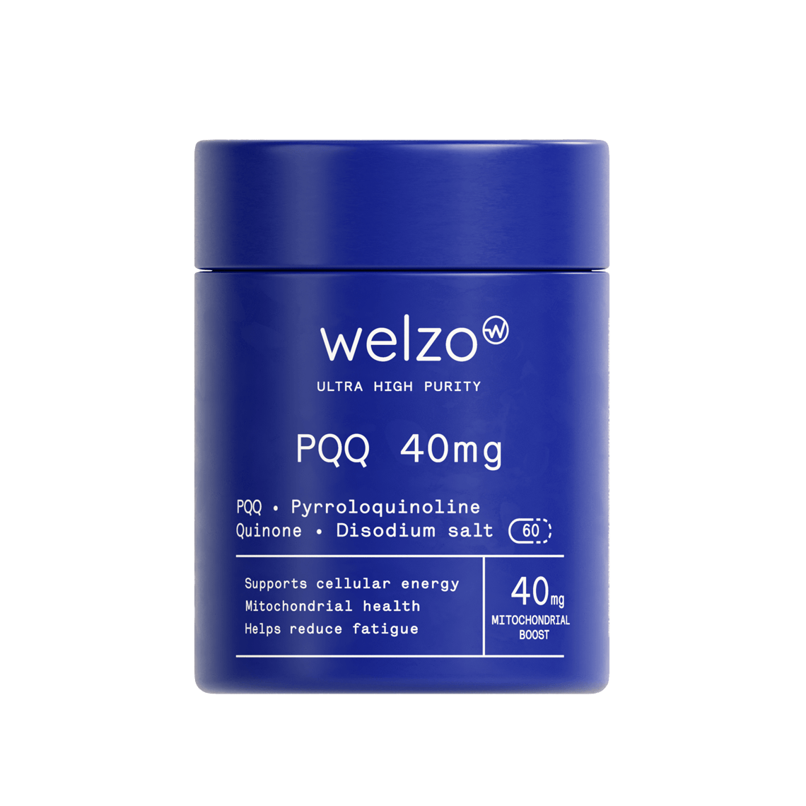 PQQ 40mg – Welzo Ultra Purity
