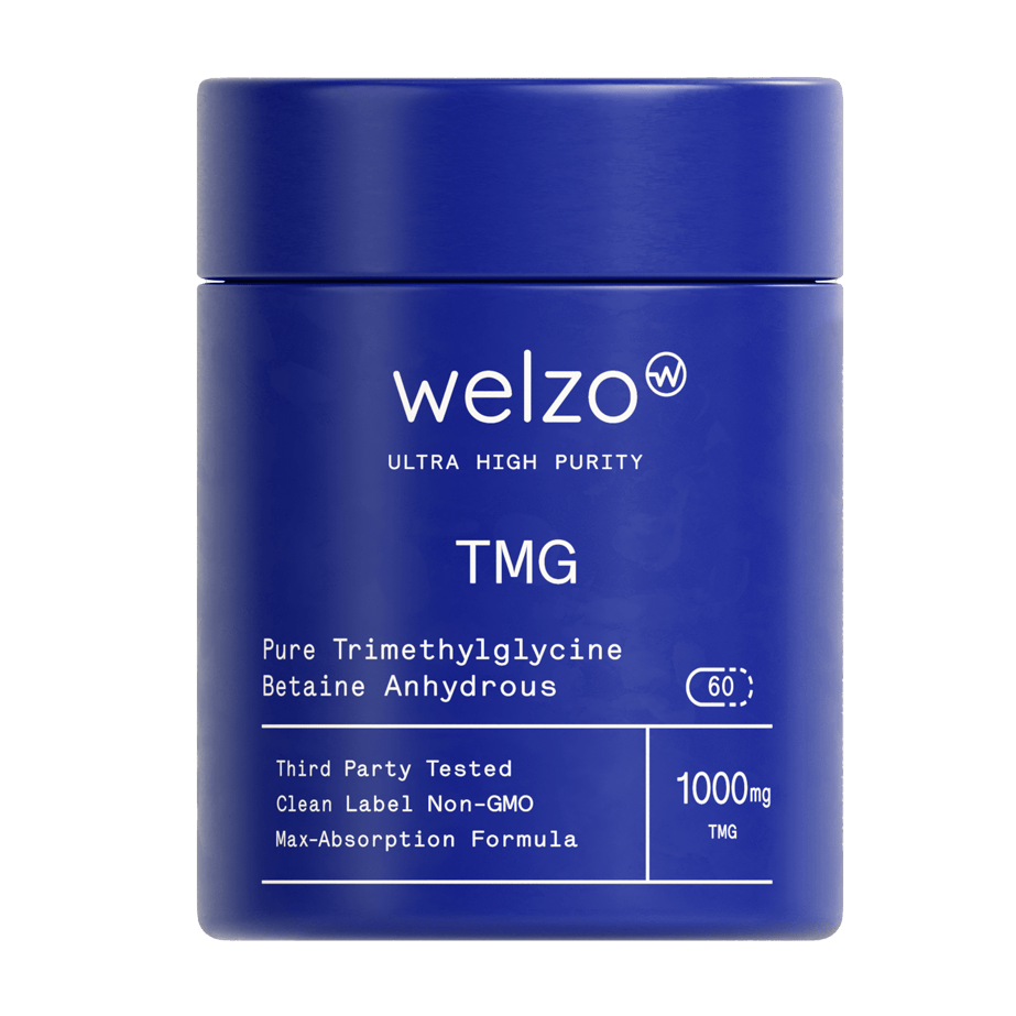Welzo Ultra Purity TMG 1000mg single-ingredient capsule