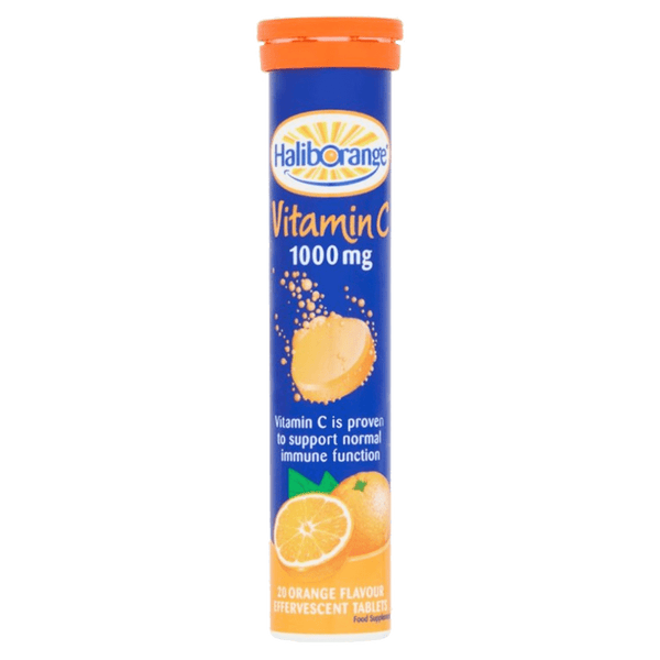 Haliborange Effervescent Vitamin C Orange Pack of 20 - welzo