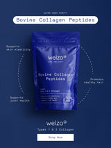 Welzo Haar-, Haut- und Nagelpaket – Kollagen + Astaxanthin + Akkermansia + Well Woman-Bluttest