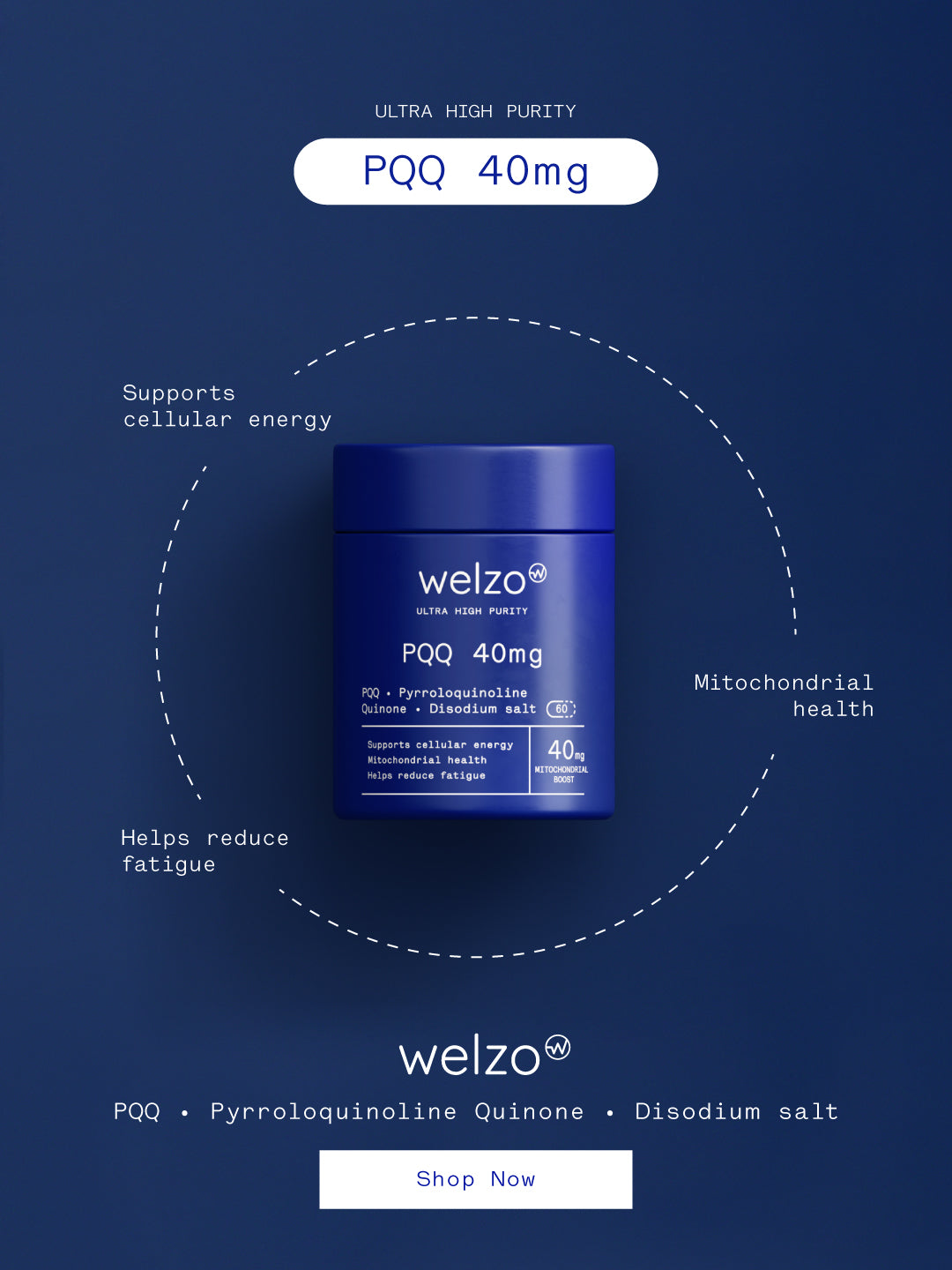 PQQ 20 mg пиролохинолин хинон