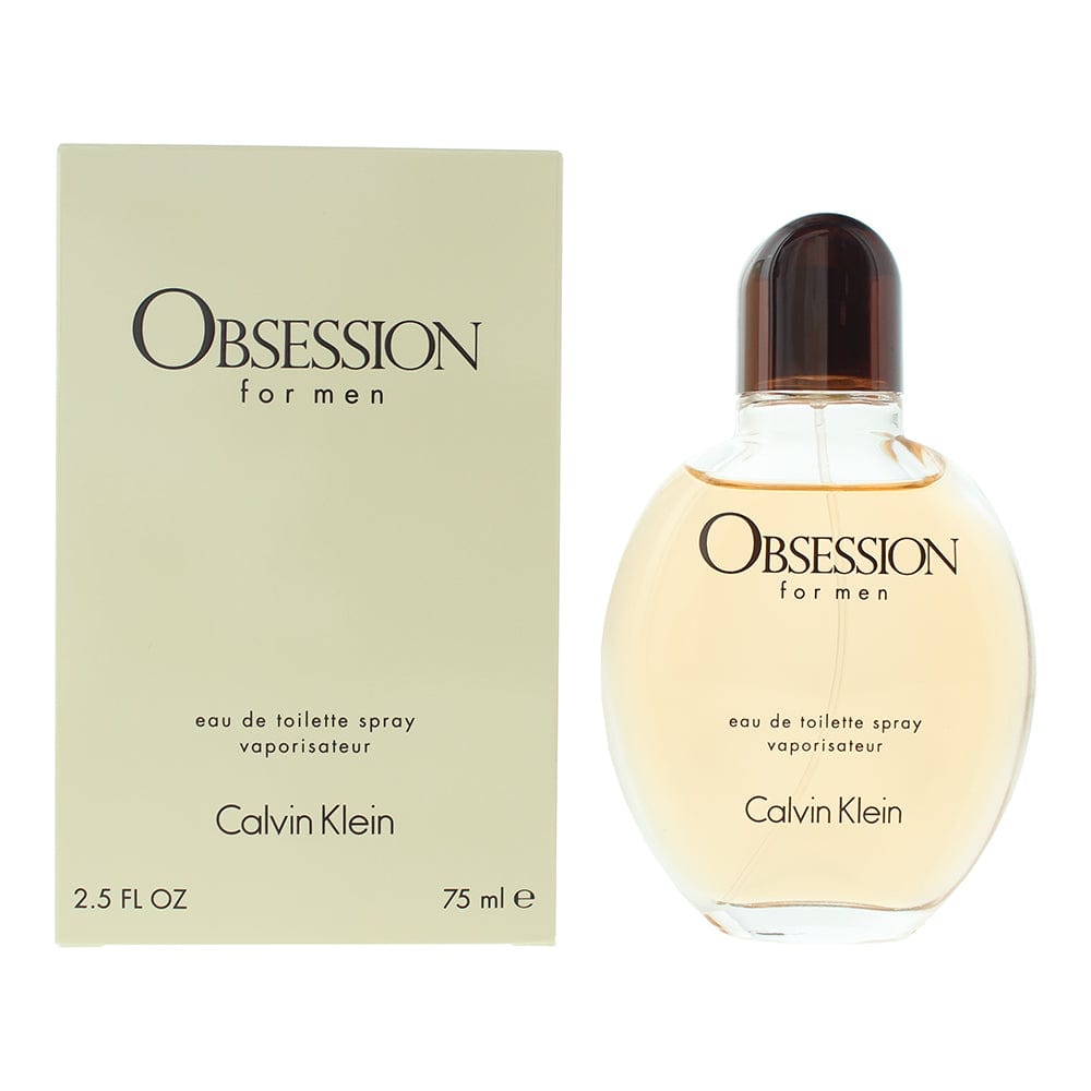 Calvin Klein Obsession For Men Eau de Toilette 75ml - Welzo