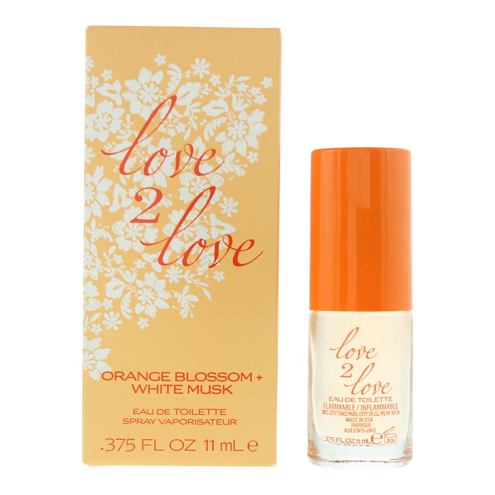 Love 2 Love Orange Blossom + White Musk Eau de Toilette 11ml - Welzo