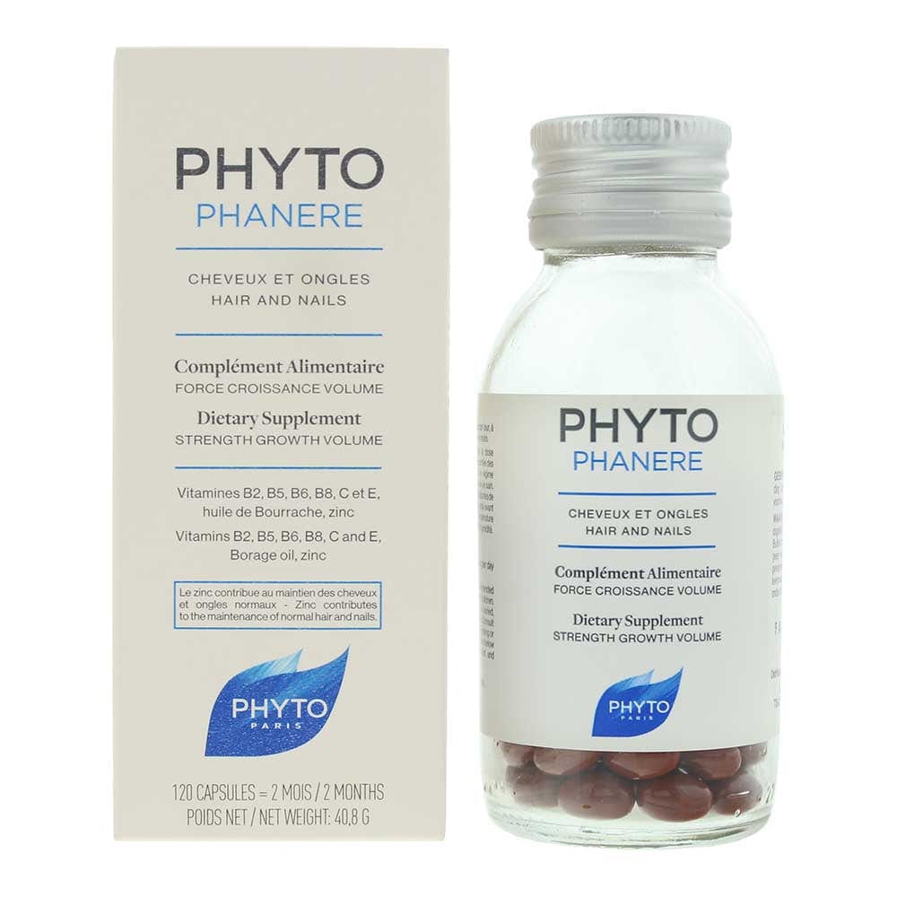 Phyto Phytophanère Hair & Nails Capsules 120pcs - Welzo