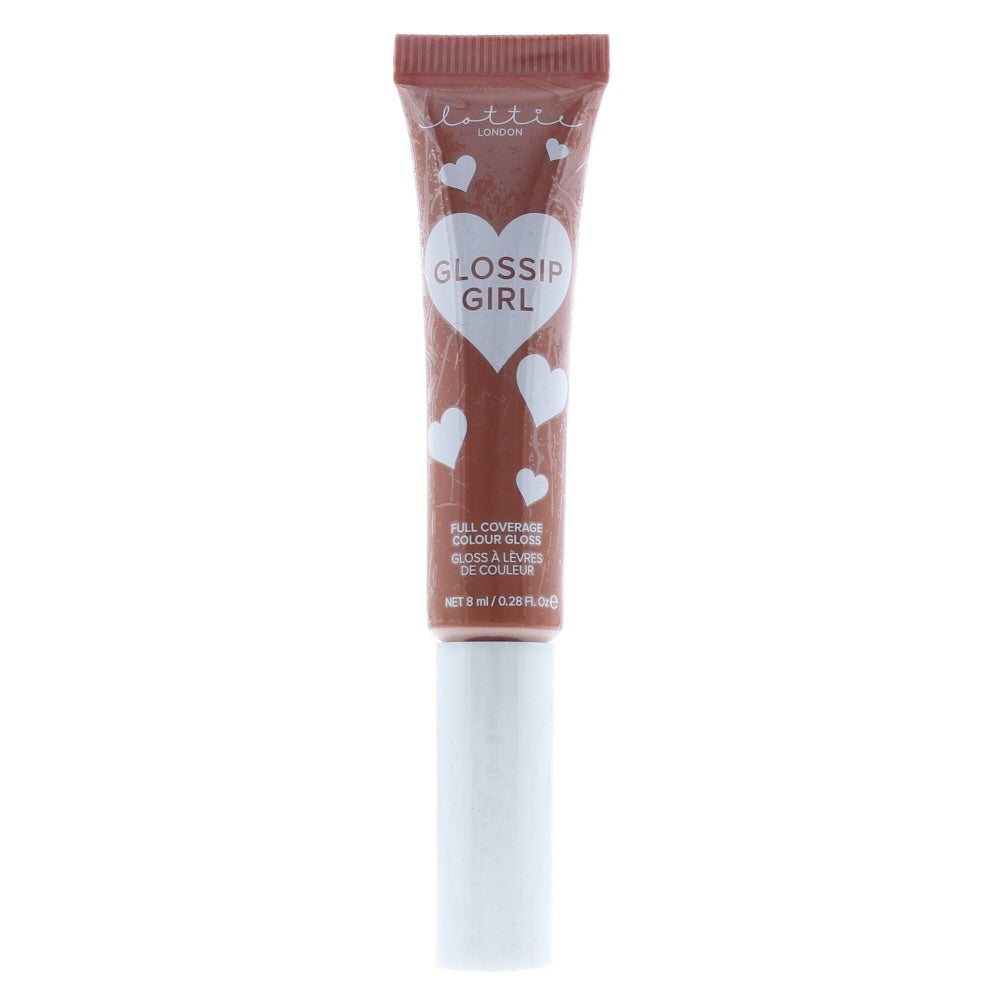 Lottie London Glossip Girl Full Coverage Colour Bare Lip Gloss 8ml - Welzo