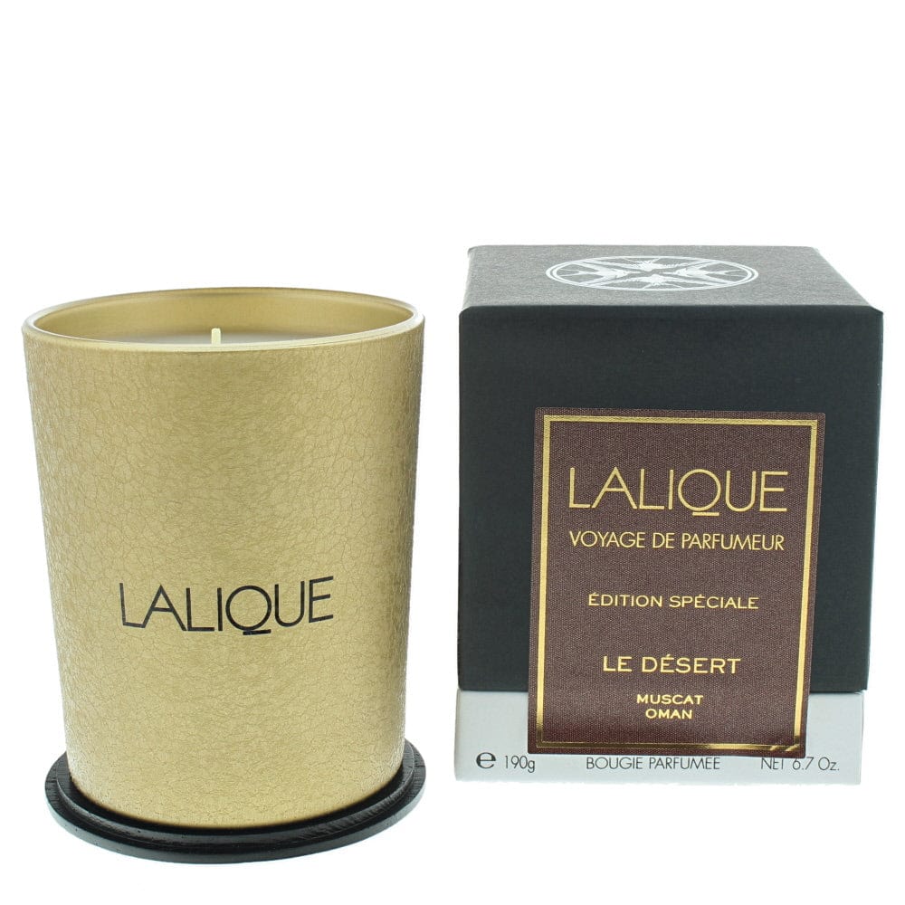 Lalique Le Desert Muscat Oman Candle 190g - Welzo
