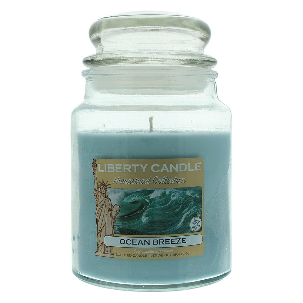 Liberty Candle Homestead Collection Ocean Breeze Candle 18oz - Welzo