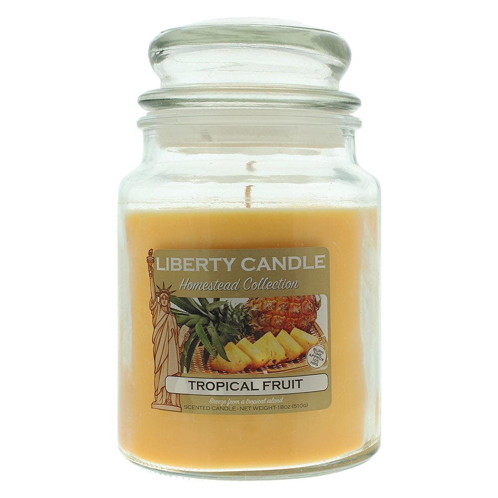 Liberty Candle Homestead Collection Tropical Fruit Candle 18oz - Welzo