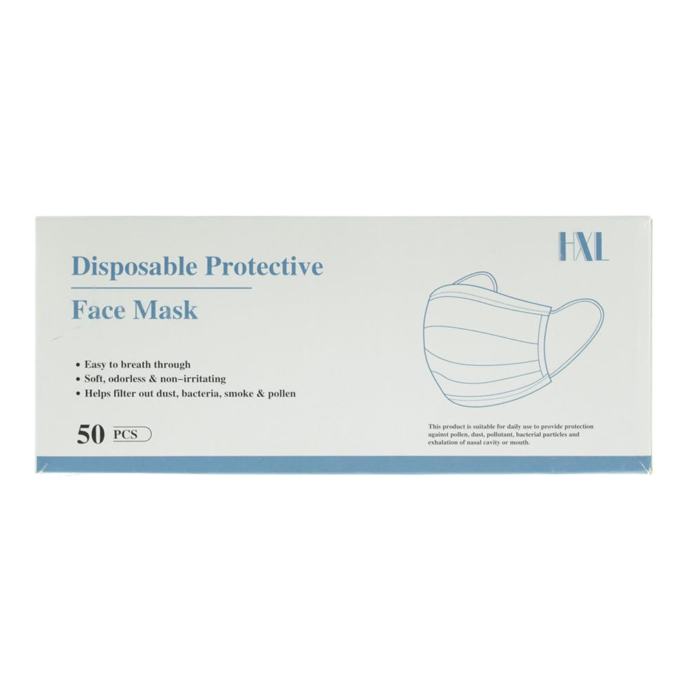 Hxl Disposable 3 Ply Face Mask 50pcs - Welzo